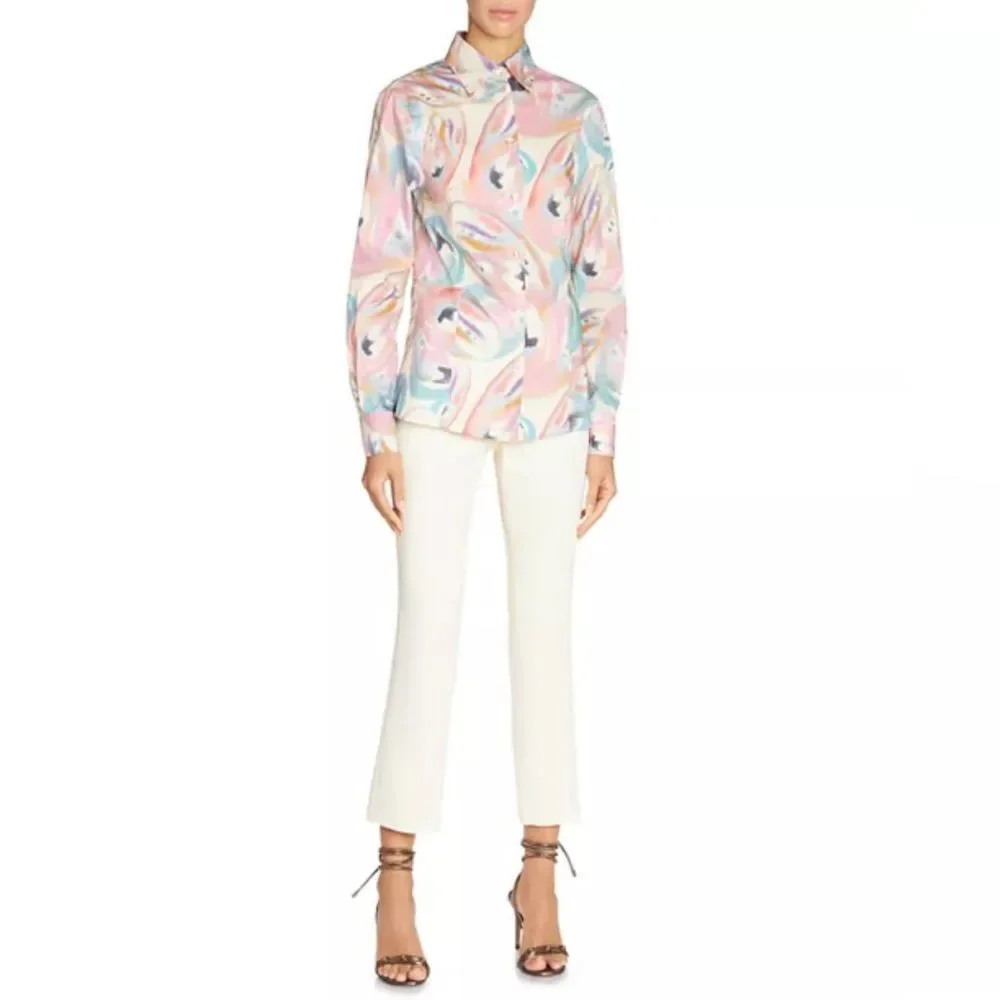 ETRO Milano Printed Button Front Shirt, NWT, Size 46 - Picture 5 of 15